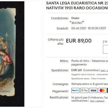 Santa Lega Eucaristica: quotazioni in rialzo per serie Comune e 9000?